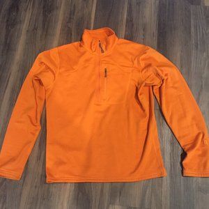 Orange Patagonia R1 Fleece Men's Small